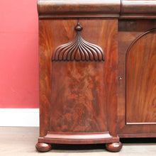 Load image into Gallery viewer, Antique English Mahogany Three Drawer, Three Door Sideboard Cabinet Circa 1850. B13152