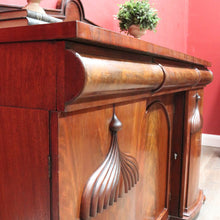 Load image into Gallery viewer, Antique English Mahogany Three Drawer, Three Door Sideboard Cabinet Circa 1850. B13152