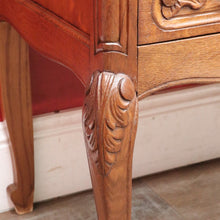 Load image into Gallery viewer, x SOLD French Antique Three Drawer Chest with Serpentine Top and Carved Motifs. B12842