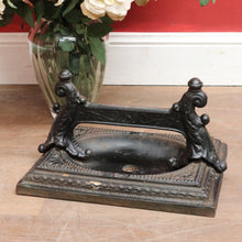 Load image into Gallery viewer, x SOLD Victorian Cast Iron Boot Scraper with Decorative Scrollwork and Finials. B12898