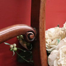 Load image into Gallery viewer, x SOLD Antique English Pair of Chairs with Oriental-Inspired Silk Seats and Turned Legs. B12477