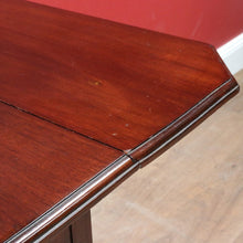 Load image into Gallery viewer, English Mahogany Antique Sutherland Drop Leaf Table with Porcelain Castors. B12890