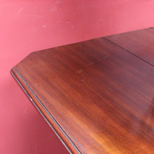 Load image into Gallery viewer, English Mahogany Antique Sutherland Drop Leaf Table with Porcelain Castors. B12890