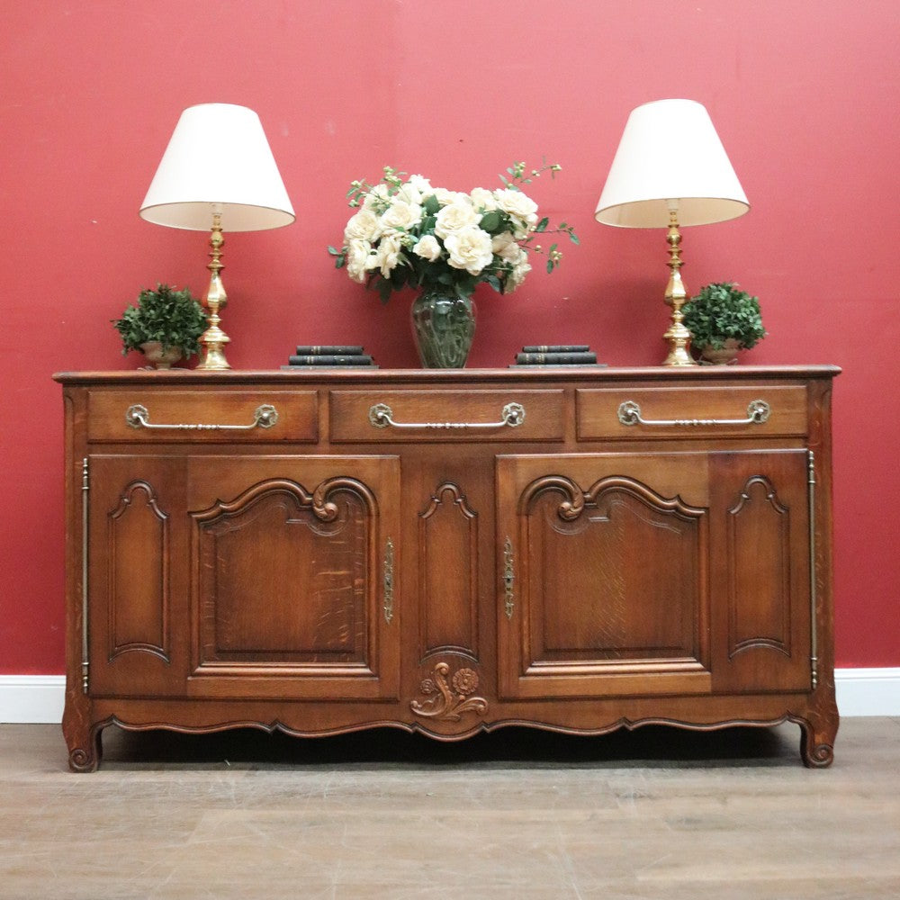 Auction Vintage Buffet For Sale Antique Sideboard, French Oak And