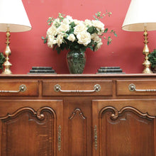 Load image into Gallery viewer, French Sideboard with Generous Cupboard Storage and Elegant Brass Detailing. B12301