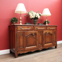 Load image into Gallery viewer, French Sideboard with Generous Cupboard Storage and Elegant Brass Detailing. B12301