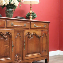 Load image into Gallery viewer, French Sideboard with Generous Cupboard Storage and Elegant Brass Detailing. B12301
