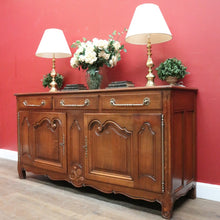 Load image into Gallery viewer, French Sideboard with Generous Cupboard Storage and Elegant Brass Detailing. B12301