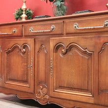 Load image into Gallery viewer, French Sideboard with Generous Cupboard Storage and Elegant Brass Detailing. B12301