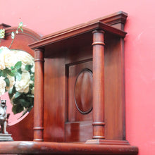Load image into Gallery viewer, Australian Cedar Victorian Breakfront Sideboard with Oval Mirror and Cupboards. B12903