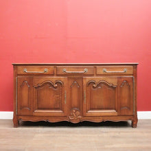 Load image into Gallery viewer, French Sideboard with Generous Cupboard Storage and Elegant Brass Detailing. B12301