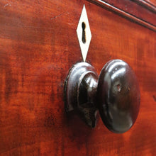 Load image into Gallery viewer, x SOLD English Mahogany Antique Chest Two Short Over Three Long with Secret Drawer. B12894