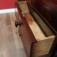 Load image into Gallery viewer, x SOLD English Mahogany Antique Chest Two Short Over Three Long with Secret Drawer. B12894