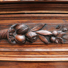 Load image into Gallery viewer, x SOLD Antique French Oak Four-Door Sideboard with Carved Panels and Bun Feet. B12727
