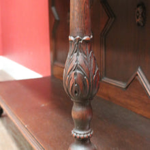 Load image into Gallery viewer, Antique French Church Sacrament Cabinet Converted Wine Cabinet with Key & Detail. B12300