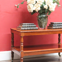 Load image into Gallery viewer, Australian Cedar Coffee Table with Turned Legs and Tiered Base. B12686