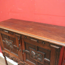Load image into Gallery viewer, Antique French Church Sacrament Cabinet Converted Wine Cabinet with Key & Detail. B12300