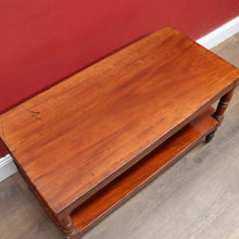 Load image into Gallery viewer, Australian Cedar Coffee Table with Turned Legs and Tiered Base. B12686