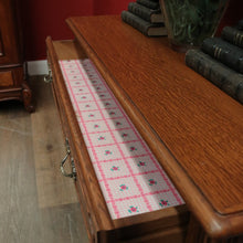 Load image into Gallery viewer, x SOLD French Oak Chest of Drawers with Carved Detail and Brass Handles, Hall Cabinet. B12321