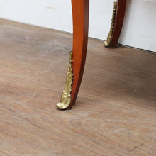 Load image into Gallery viewer, x SOLD French Demi-Lune Lingerie Cabinet with Marquetry and Gilt Brass Gallery. B12739