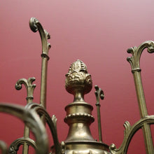 Load image into Gallery viewer, x SOLD Vintage Italian Brass Coat and Hat Rack with Bag Hooks – Elegant & Sturdy Design. B12482