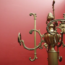 Load image into Gallery viewer, x SOLD Vintage Italian Brass Coat and Hat Rack with Bag Hooks – Elegant & Sturdy Design. B12482