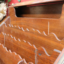 Load image into Gallery viewer, Victorian English Burr Walnut Stationery Box with Fitted Interior, Drawer. B12887