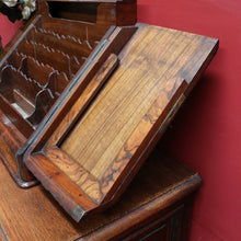 Load image into Gallery viewer, Victorian English Burr Walnut Stationery Box with Fitted Interior, Drawer. B12887