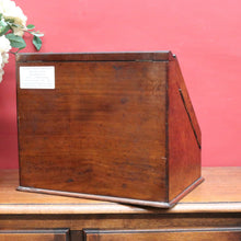 Load image into Gallery viewer, Victorian English Burr Walnut Stationery Box with Fitted Interior, Drawer. B12887