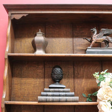 Load image into Gallery viewer, x SOLD Antique English or Welsh Buffet and Hutch with Drawers and Plate Racks. B12869