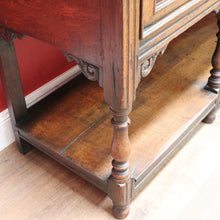 Load image into Gallery viewer, x SOLD Antique English or Welsh Buffet and Hutch with Drawers and Plate Racks. B12869