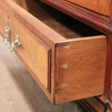 Load image into Gallery viewer, Antique French Armoire with Mirrors, Burr Walnut Highlights & Brass Drawer Pulls. B12481