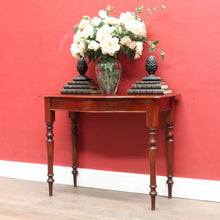 Load image into Gallery viewer, Antique Australian Cedar Hall Table or Entry or Sofa Table with Turned Legs. B13165