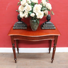 Load image into Gallery viewer, Antique Australian Cedar Hall Table or Entry or Sofa Table with Turned Legs. B13165