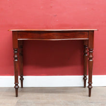 Load image into Gallery viewer, Antique Australian Cedar Hall Table or Entry or Sofa Table with Turned Legs. B13165