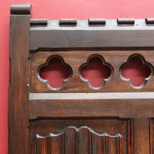 Load image into Gallery viewer, x SOLD Antique French Oak Linen Fold Hall Seat Lift Top Blanket Box Chair B12736