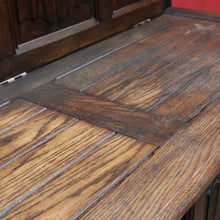 Load image into Gallery viewer, x SOLD Antique French Oak Linen Fold Hall Seat Lift Top Blanket Box Chair B12736