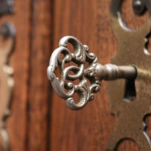 Load image into Gallery viewer, X SOLD Antique French Oak Four Door Armoire Wardrobe with Hanging Space and Shelves. B12320