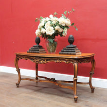Load image into Gallery viewer, x SOLD Vintage French Cherry Wood Cross Stretcher Base Coffee Table B12757