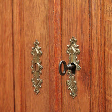Load image into Gallery viewer, x SOLD Antique French Oak Cloak Cabinet or Wardrobe with Drawers and Coat Hooks. B12278