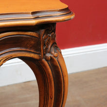 Load image into Gallery viewer, x SOLD Vintage French Cherry Wood Cross Stretcher Base Coffee Table B12757