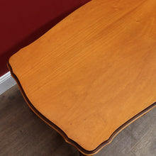 Load image into Gallery viewer, x SOLD Vintage French Cherry Wood Cross Stretcher Base Coffee Table B12757