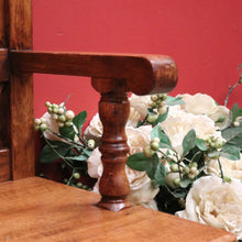 Load image into Gallery viewer, x SOLD Antique French Oak Hall Seat/Veranda Seat with Scalloped Detailing and Turned Legs. B12292