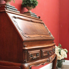 Load image into Gallery viewer, x SOLD Antique French Oak Writing Desk or Bureau with Drop Front, Circa 1940. B12285