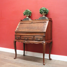 Load image into Gallery viewer, x SOLD Antique French Oak Writing Desk or Bureau with Drop Front, Circa 1940. B12285