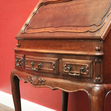 Load image into Gallery viewer, x SOLD Antique French Oak Writing Desk or Bureau with Drop Front, Circa 1940. B12285