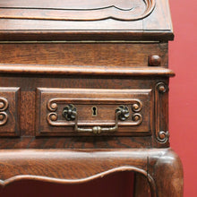 Load image into Gallery viewer, x SOLD Antique French Oak Writing Desk or Bureau with Drop Front, Circa 1940. B12285