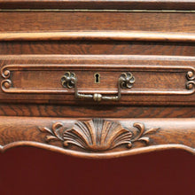 Load image into Gallery viewer, x SOLD Antique French Oak Writing Desk or Bureau with Drop Front, Circa 1940. B12285
