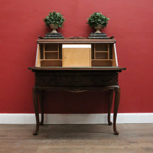Load image into Gallery viewer, x SOLD Antique French Oak Writing Desk or Bureau with Drop Front, Circa 1940. B12285