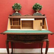 Load image into Gallery viewer, x SOLD Antique French Oak Writing Desk or Bureau with Drop Front, Circa 1940. B12285